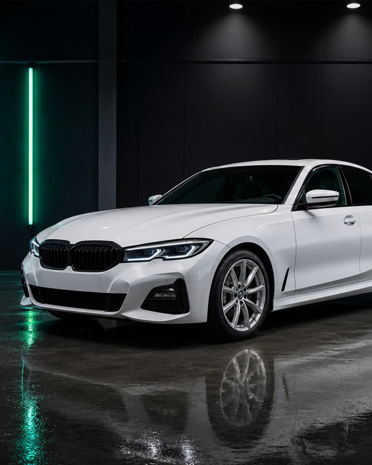 BMW before and after AI car wrap preview before
